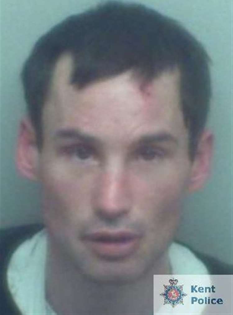 Adrian Edwards was jailed after staging a repeat dirty protest in prison. Photo: Kent Police