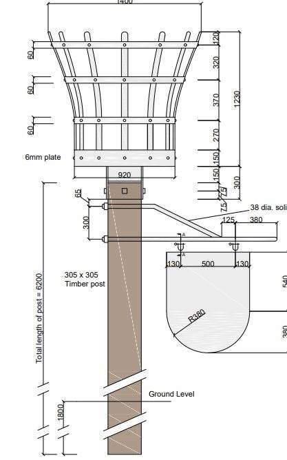 The Wye Crown beacon is set to feature a shield. Picture: CDP Architecture Ltd