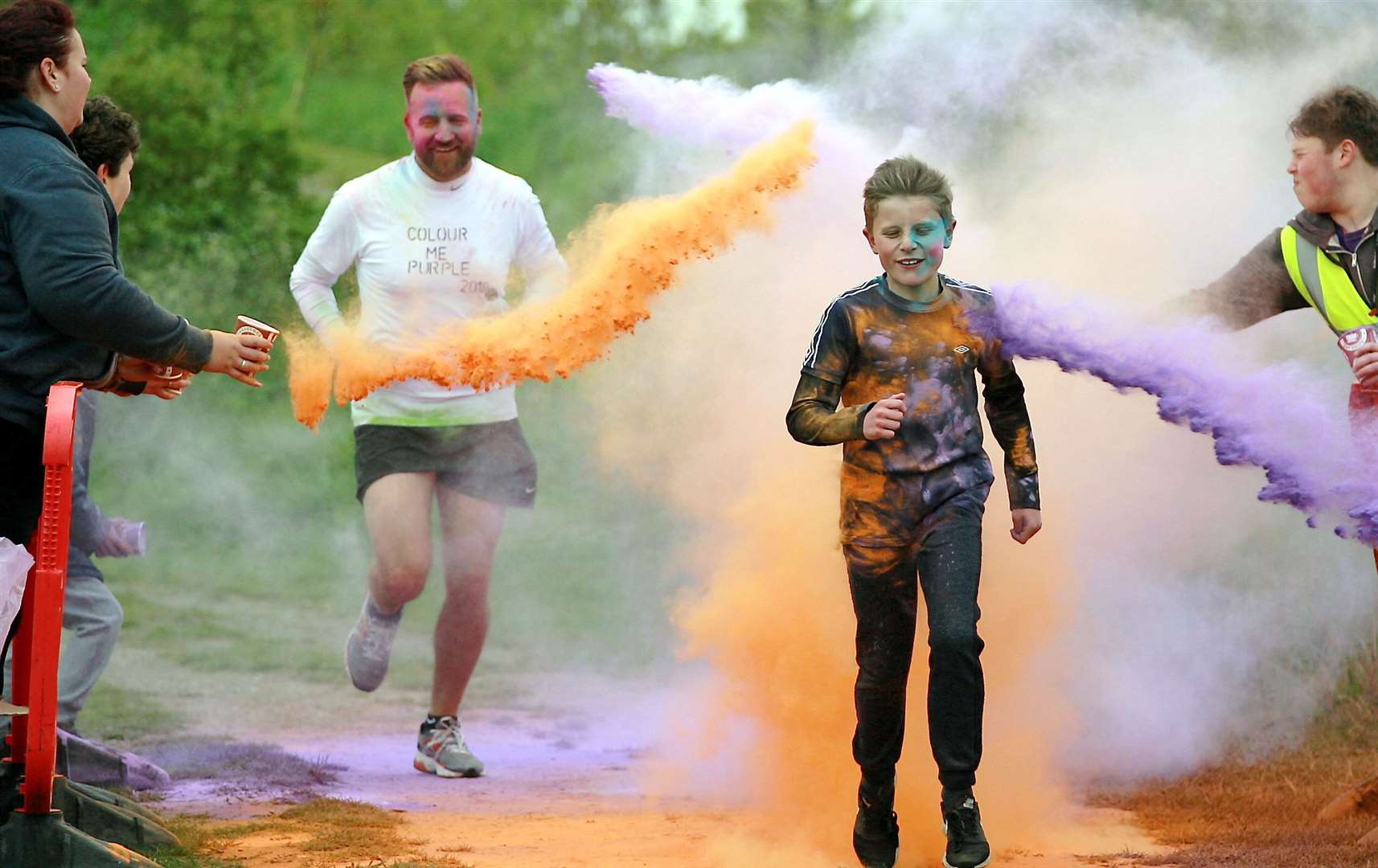 The Colour Me Purple run by the Wisdom Hospice will be at Milton Creek Country Park in Sittingbourne