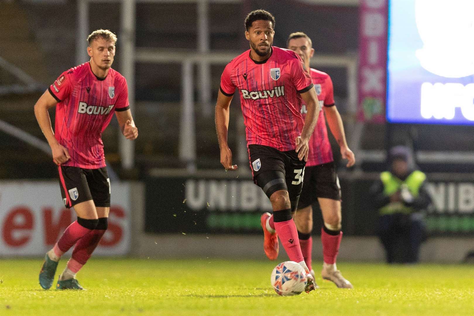 Tim Dieng made his return from injury at Hereford on Saturday and could have a part to play tonight Picture: @Julian_KPI