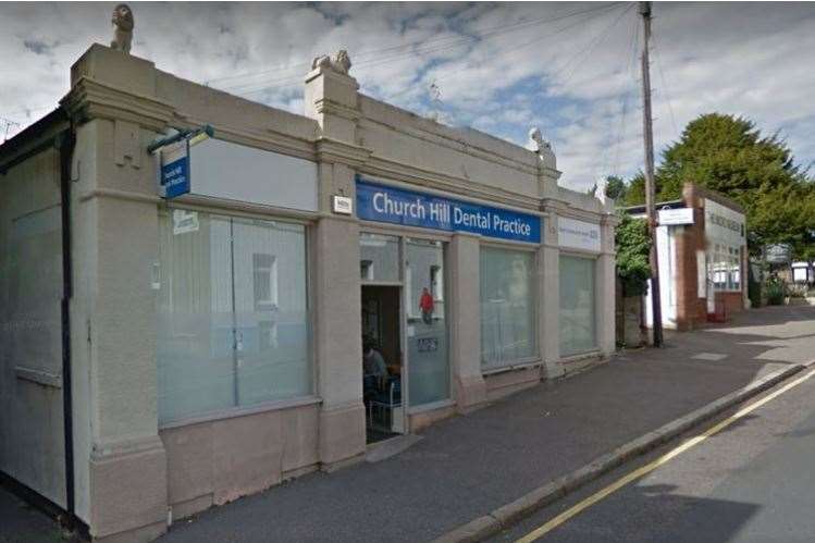 Church Hill Dental Practice, Ramsgate. Pic: Google street views