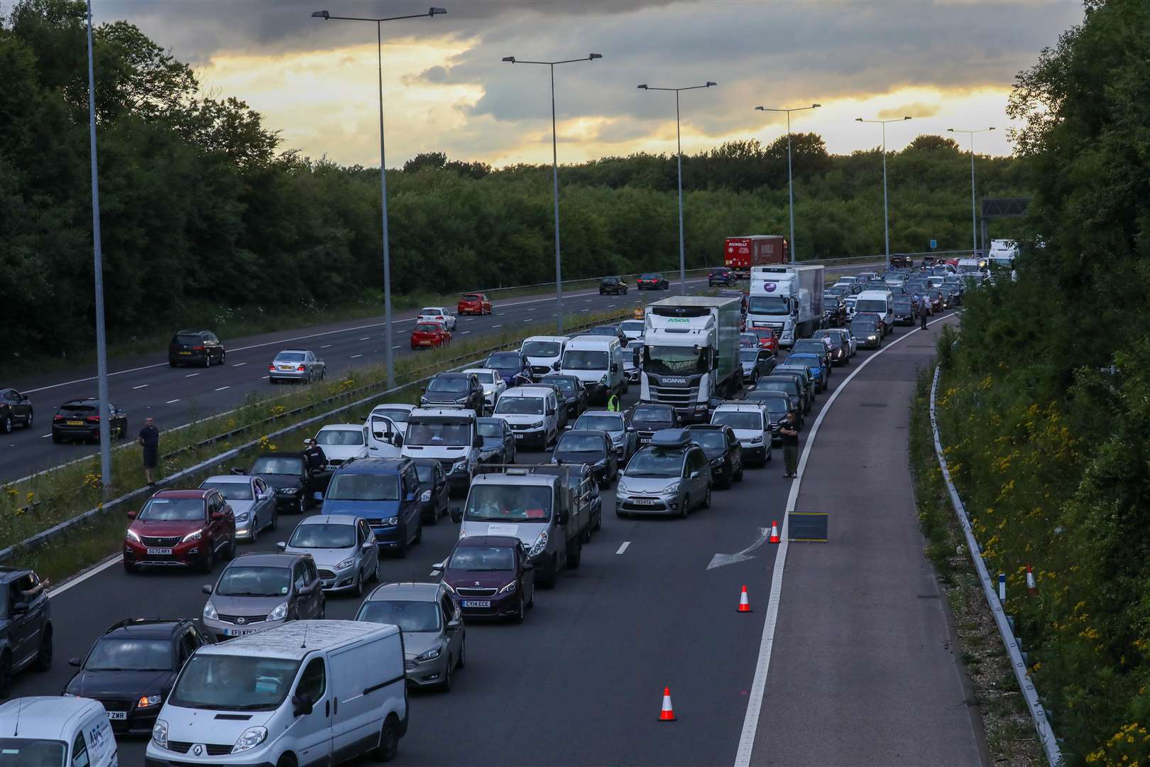 Traffic on the M2 Picture: UKNIP