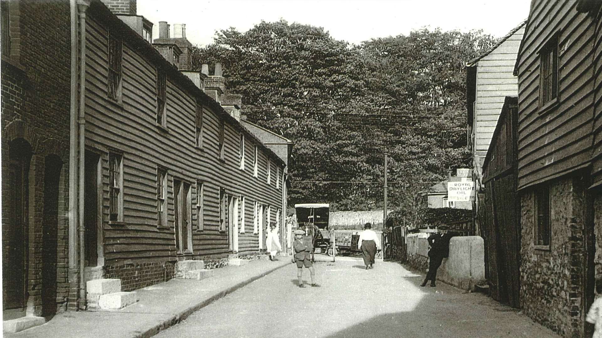 Church Street in Tovil, looking back towards Tovil Hill