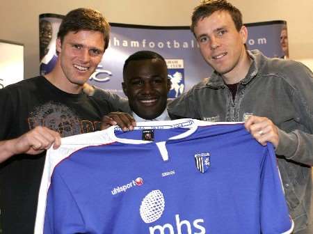 FROM LEFT: Duncan Jupp, Deam McDonald and Mark Bentley all believe Gillingham can push for promotion next season. Picture: KEITH SLATER