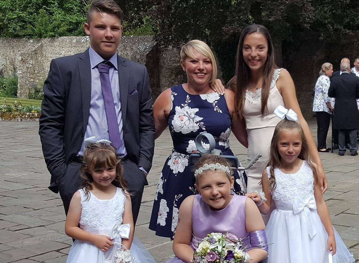 Sian was recently a bridesmaid at a wedding