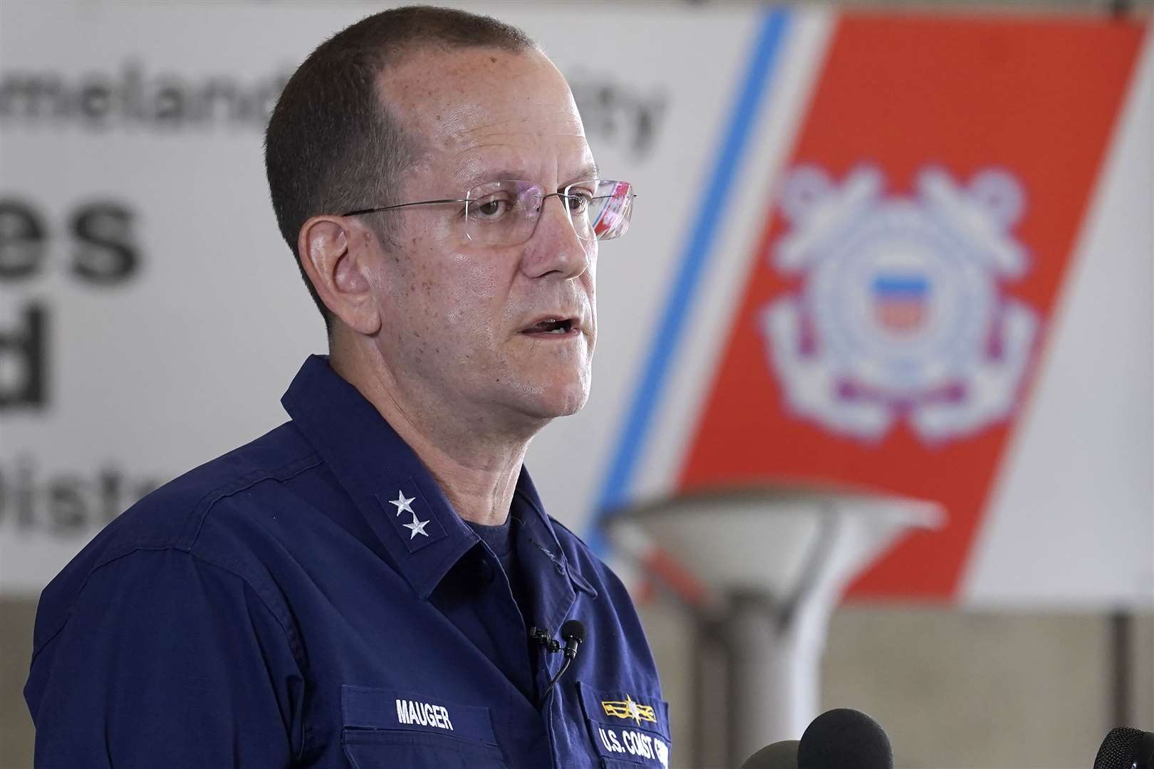 US Coast Guard Rear Admiral John Mauger (Steven Senne/AP)