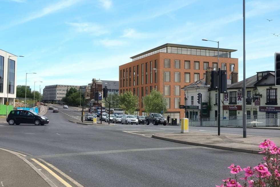 How the new office block in Ashford will look