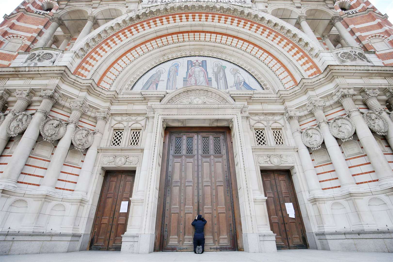 They married in a private ceremony at Westminster Cathedral (PA)