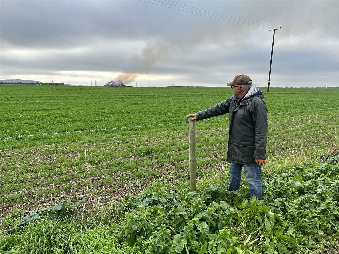 Keith Loveridge says it is not the first time his land has been targetted. Picture: UKNIP