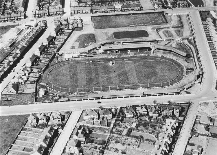 The old greyhound track at Dumpton - now it's all housing (and a garden centre)