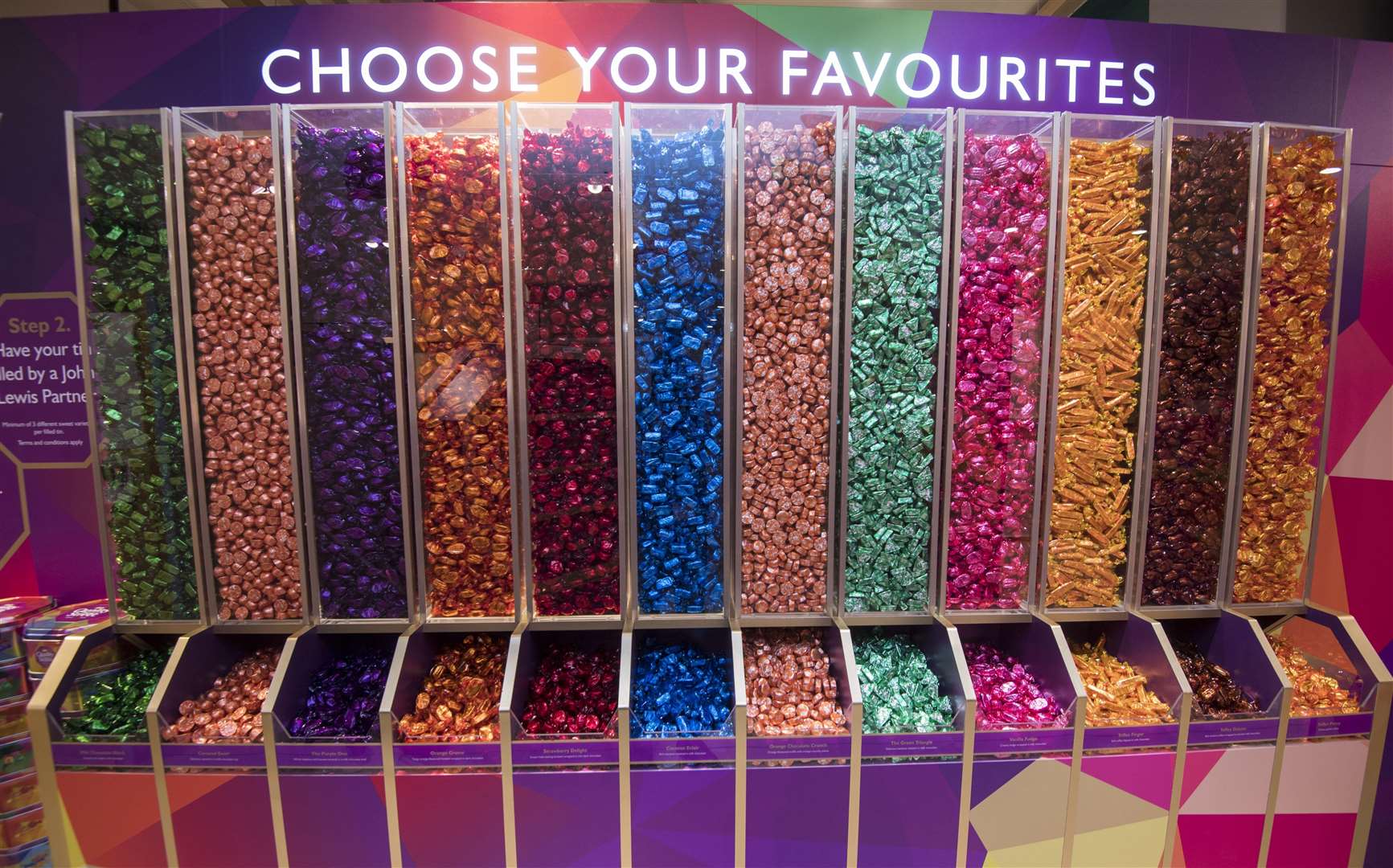 John Lewis has a Quality Street pop up this year