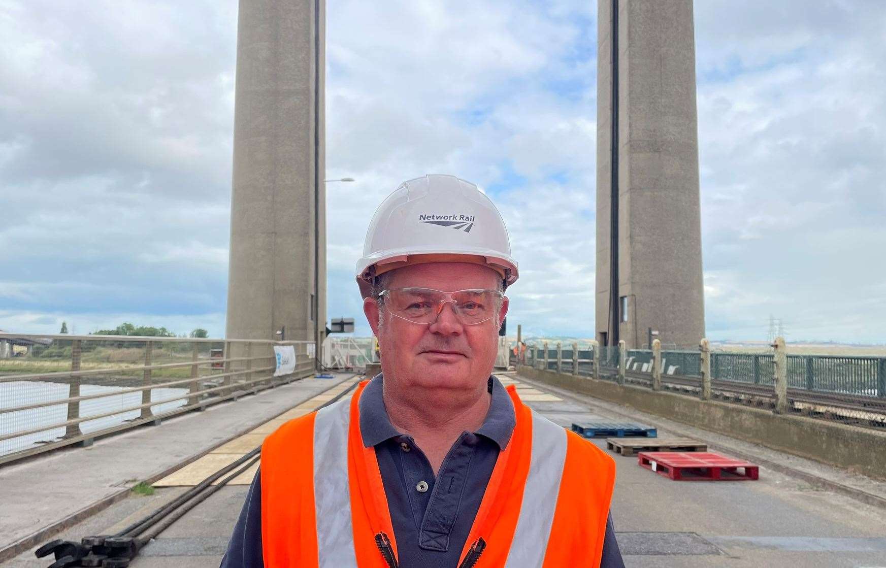 Project manager for the Kingsferry Bridge works, Simon Holman. Picture: Joe Crossley