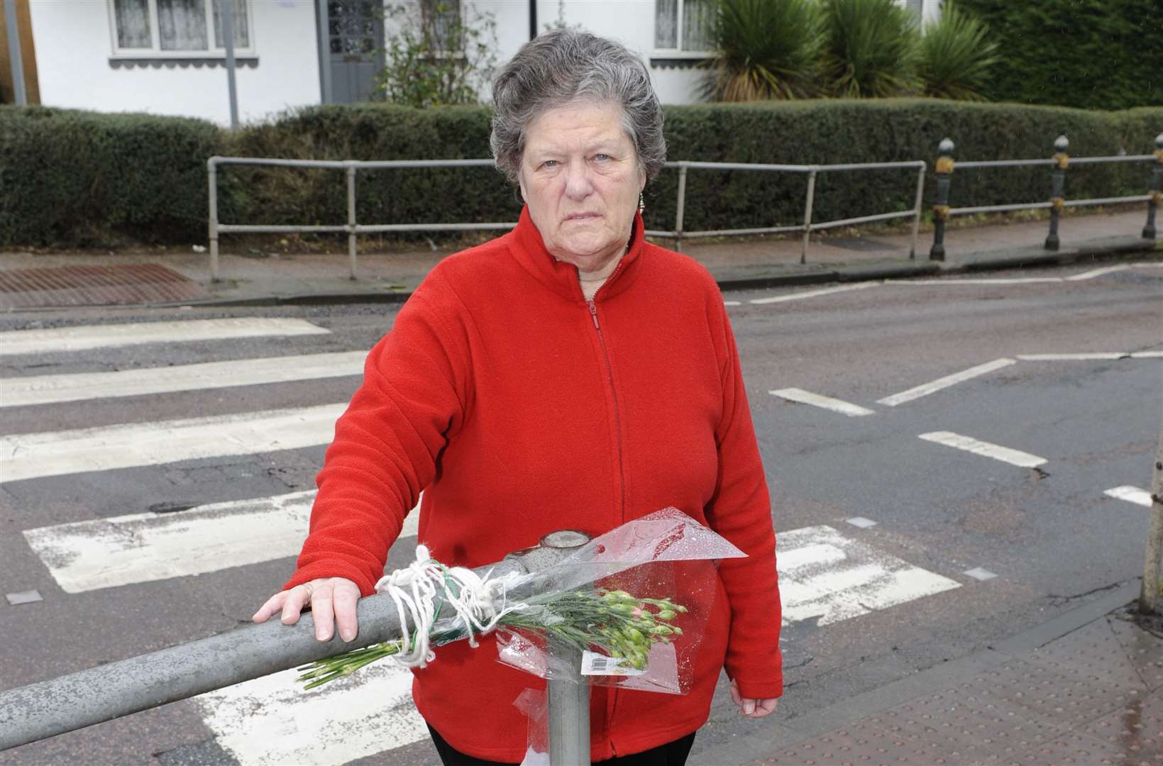 Doreen Taylor collected more than 1,000 signatures to make the crossing safer. Picture: Tony Flashman