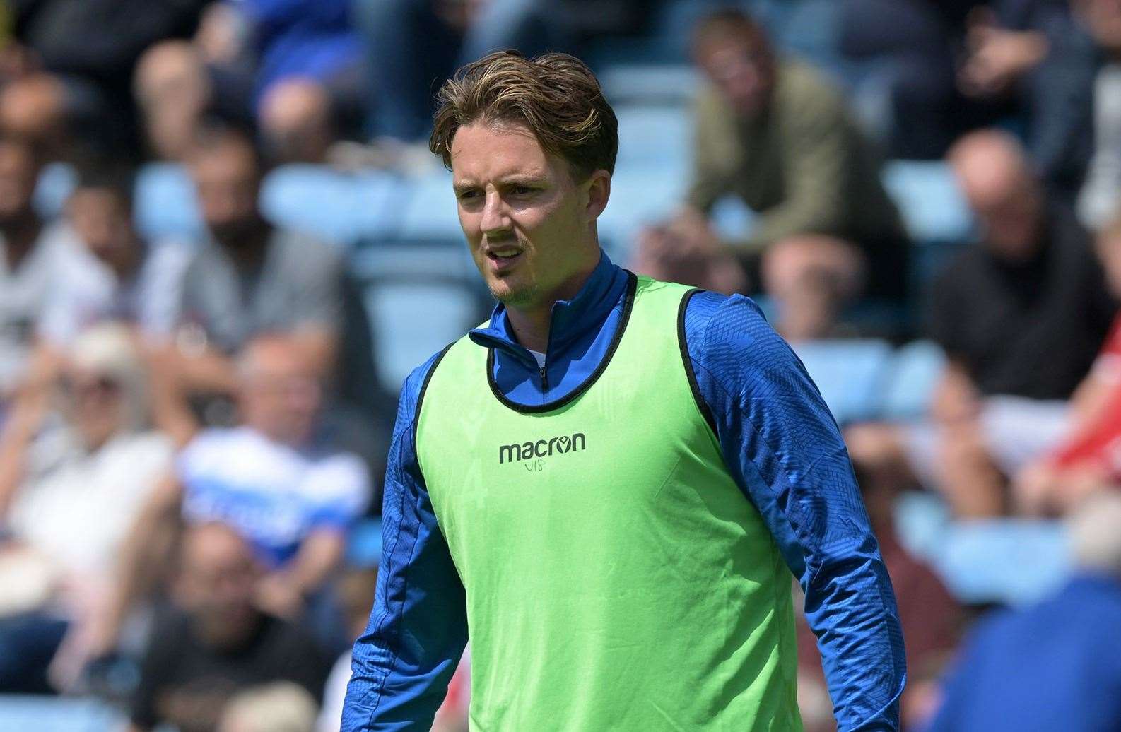 Gillingham defender Will Wright scored from a free-kick on Tuesday night Picture : Keith Gillard