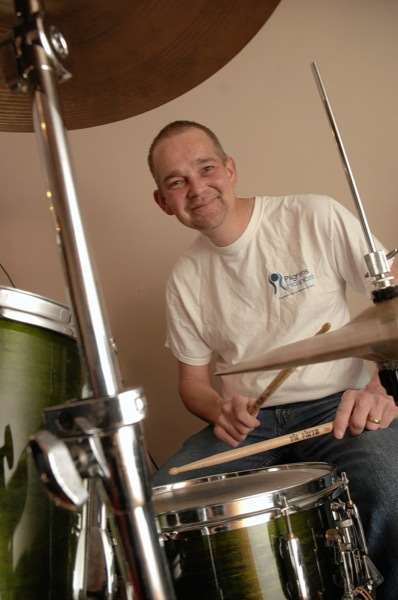 Drumming lesson for 'bucket list' man