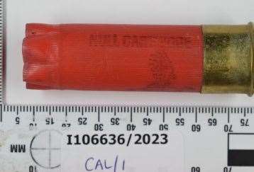 Shotgun cartridges that were uncovered at the scene. Picture: Metropolitan Police