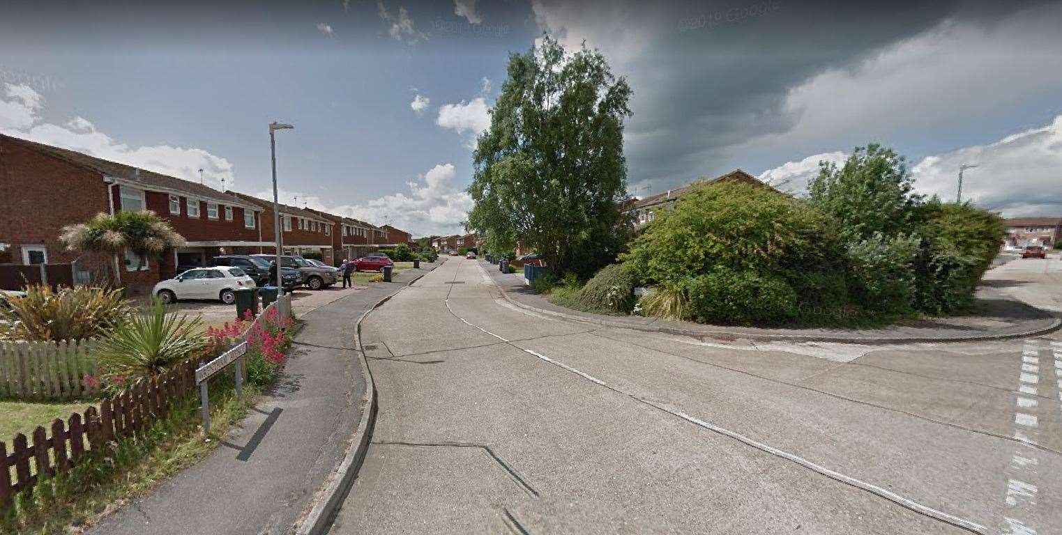 The incident took place in Wrentham Avenue, Herne Bay. Picture: Google