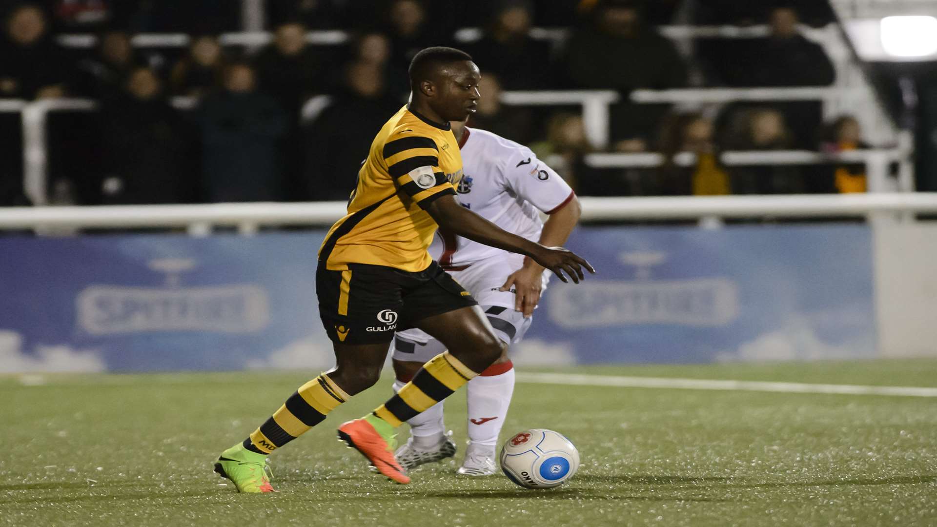 Maidstone and Sutton meet on 3G at the Gallagher last season Picture: Andy Payton