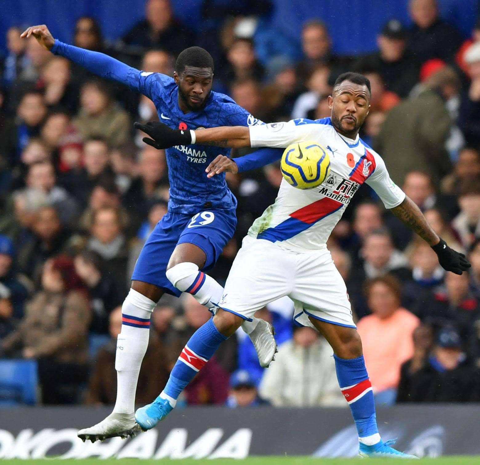 Fikayo Tomori, above during his Chelsea days, will not be on the plane to Qatar after Gareth Soutgate left him out of his 26-man World Cup squad. Picture: Keith Gillard