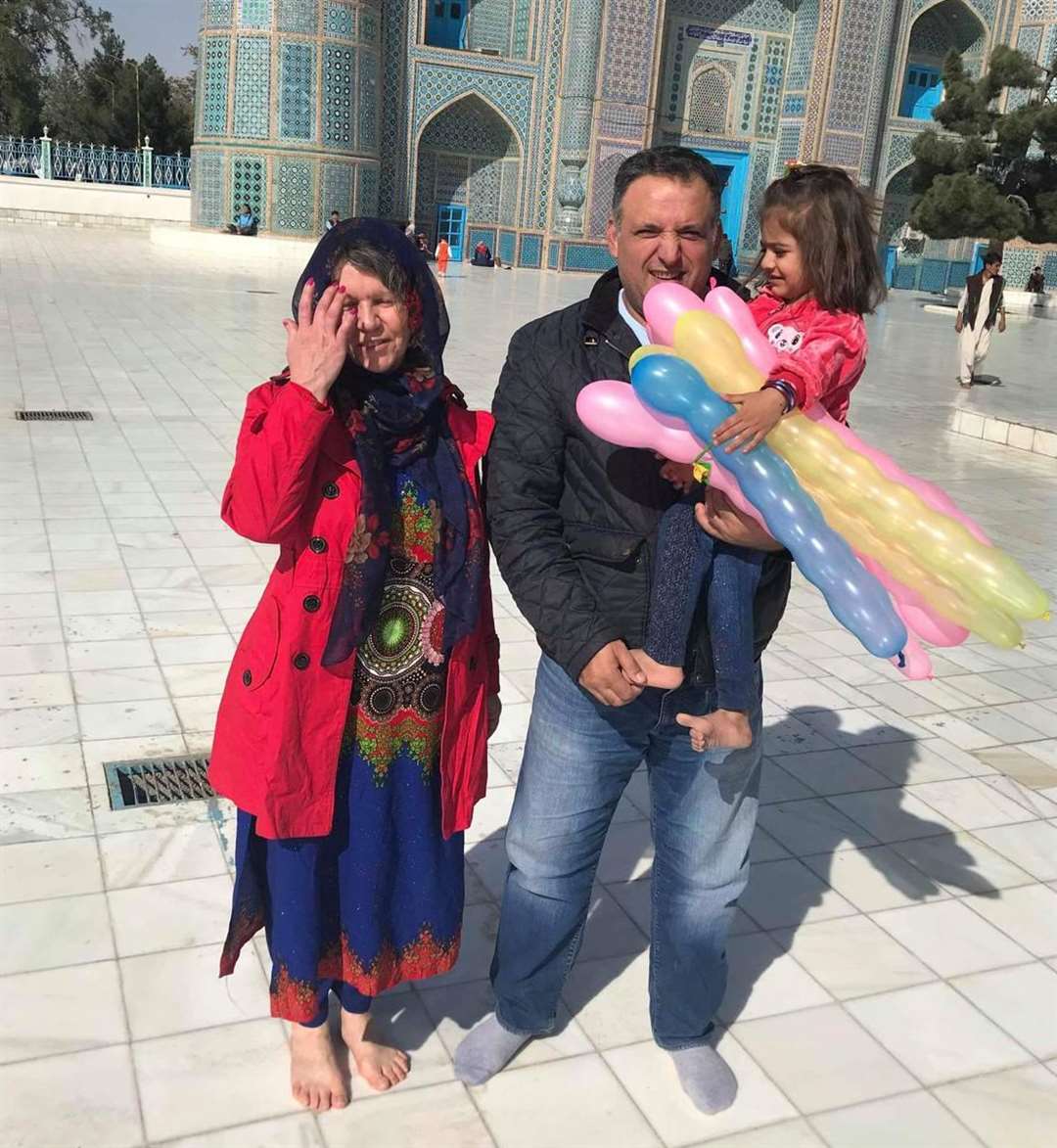 Taxi driver Kaneshka Morady and wife Helga have been left fearing for the safety of their adopted daughter Aisha in Afghanistan. Photo: Kaneshka Morady
