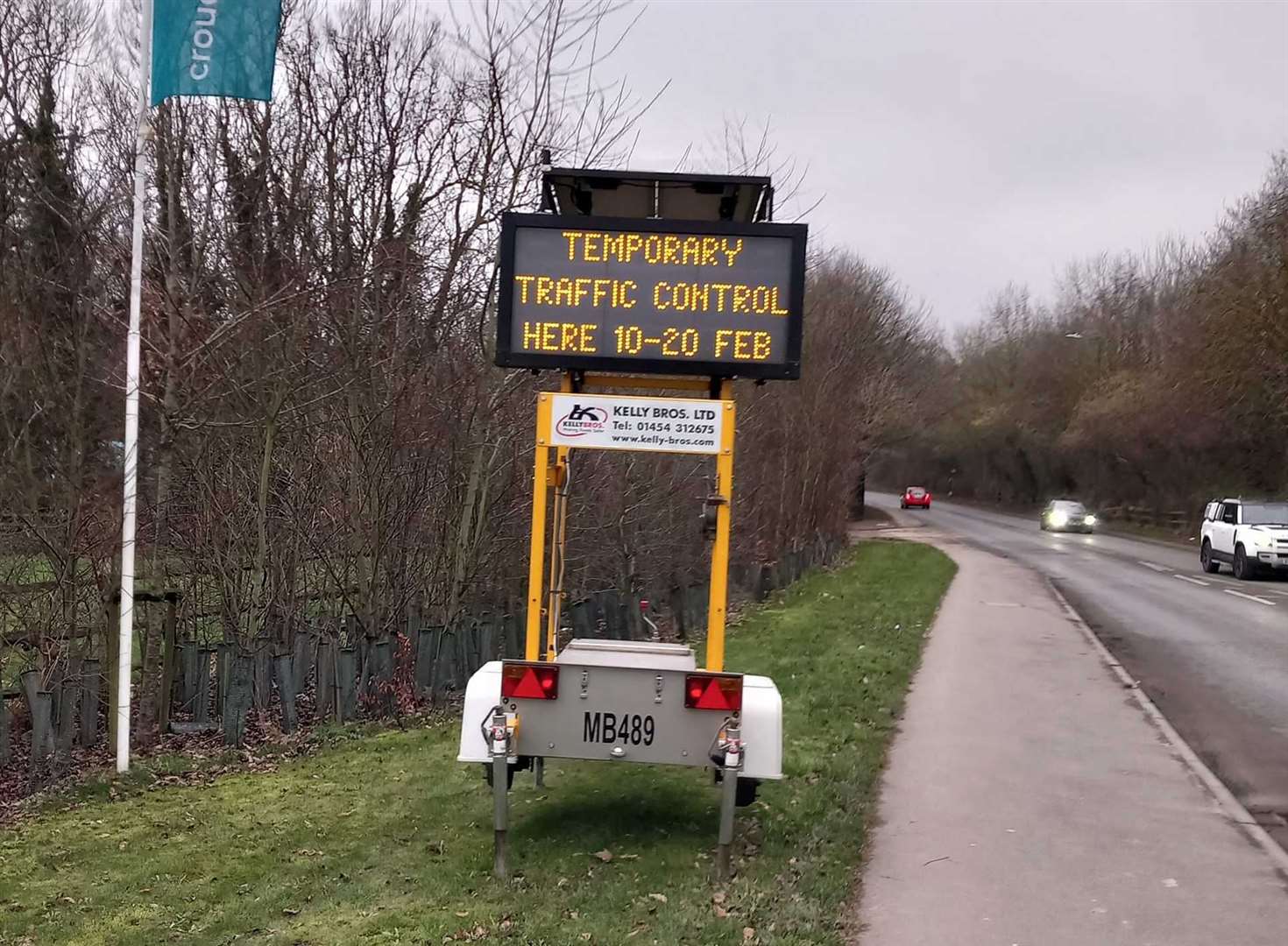 Two-way traffic lights will be set up along Hermitage Lane in Maidstone. Picture: Jim Yarwood