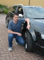 Mark Reece with his high performance Audi