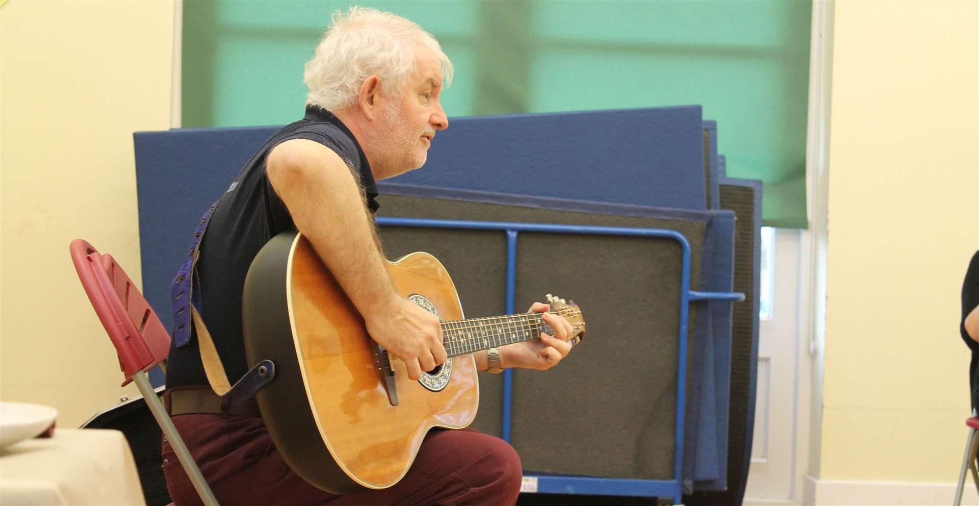 Mr Nunn entertained youngsters with magic and singing