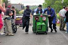 Wheelie bin racing