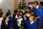 Cobham Hall School pupils taking part in World at Lunch