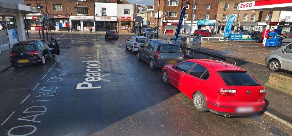 Police were called to Peacock Street, in Gravesend. Picture: Google Maps (9687086)