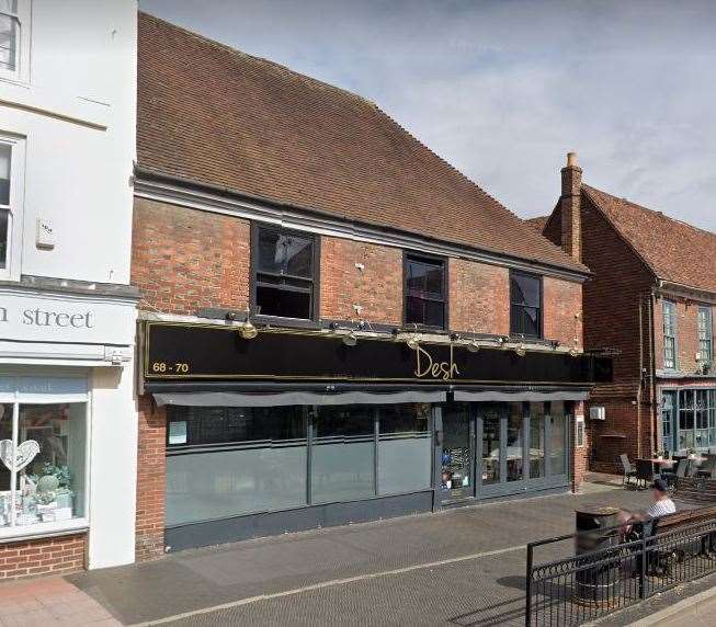 The Desh restaurant in West Malling High Street