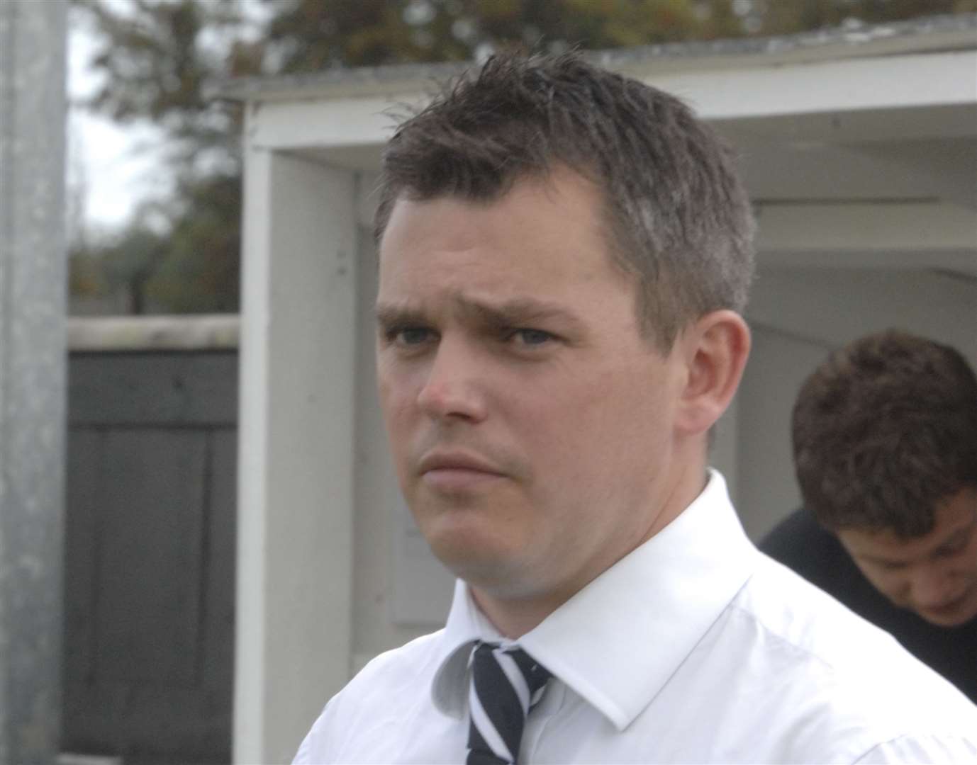 Faversham Town Football Club Manager Justin Luchford Picture:Chris Davey