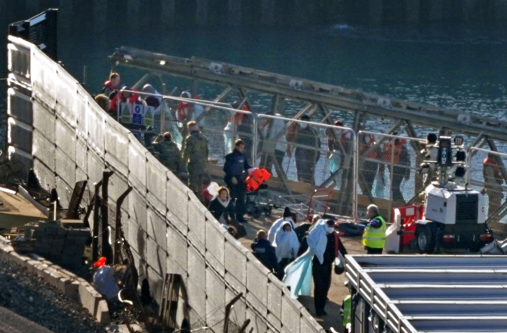 Crossings resumed on Thursday after a five-day hiatus (Gareth Fuller/PA)