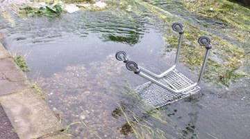 Trolleys are not good swimmers