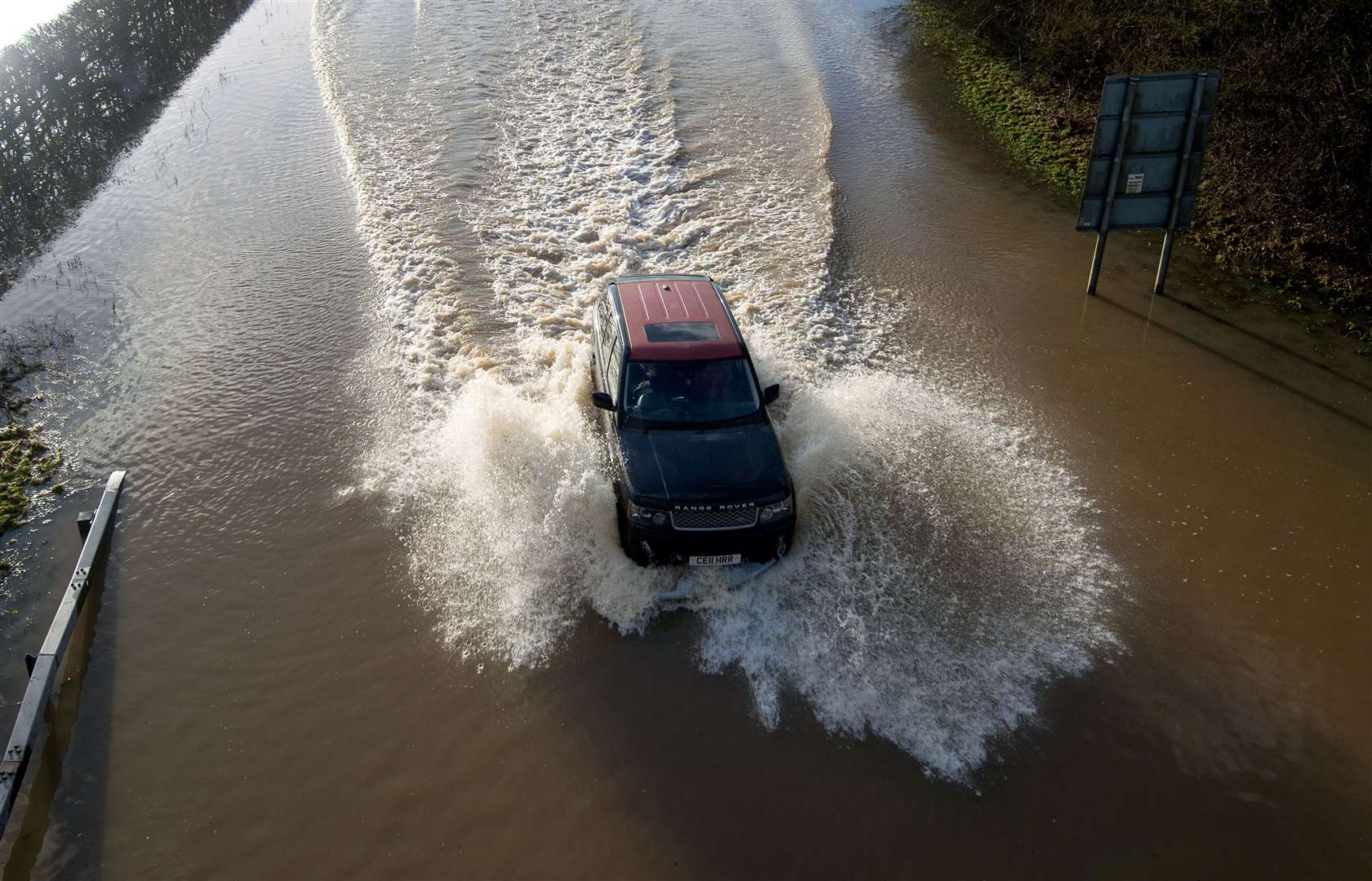 Heavy rainfall could sweep across much of England (Joe Giddens/PA)