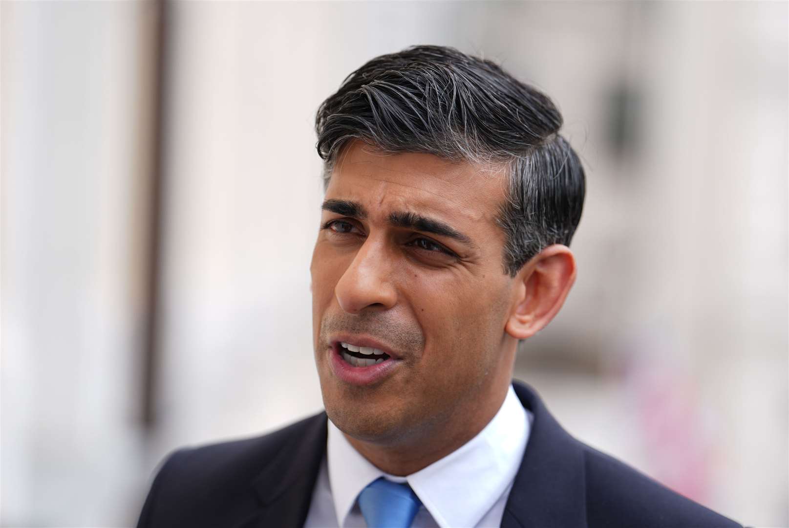 Prime Minister Rishi Sunak has admitted that flights would not take off before the General Election (Jordan Pettitt/PA)