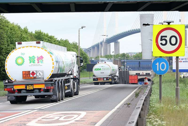 Dartford tunnel. Stock image.