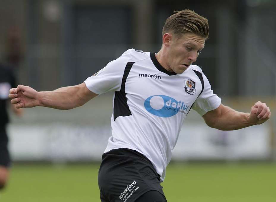 Dartford striker Andy Pugh Picture: Andy Payton