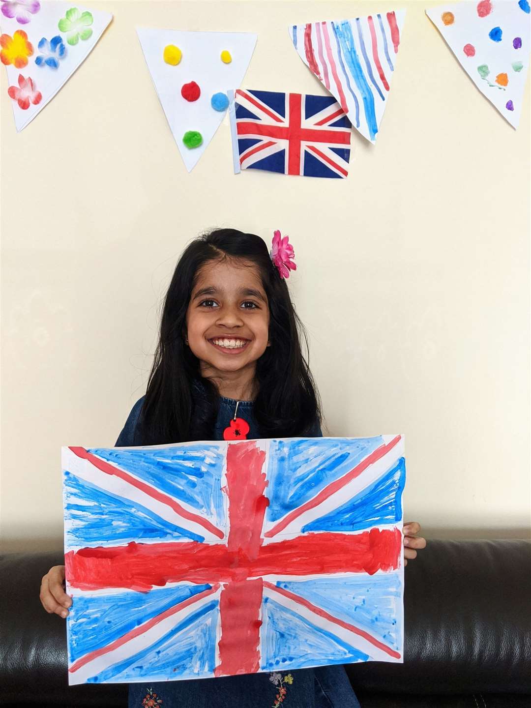 VE Day Celebration During Lockdown by Vanita Bhuva (Kensington Palace/PA)