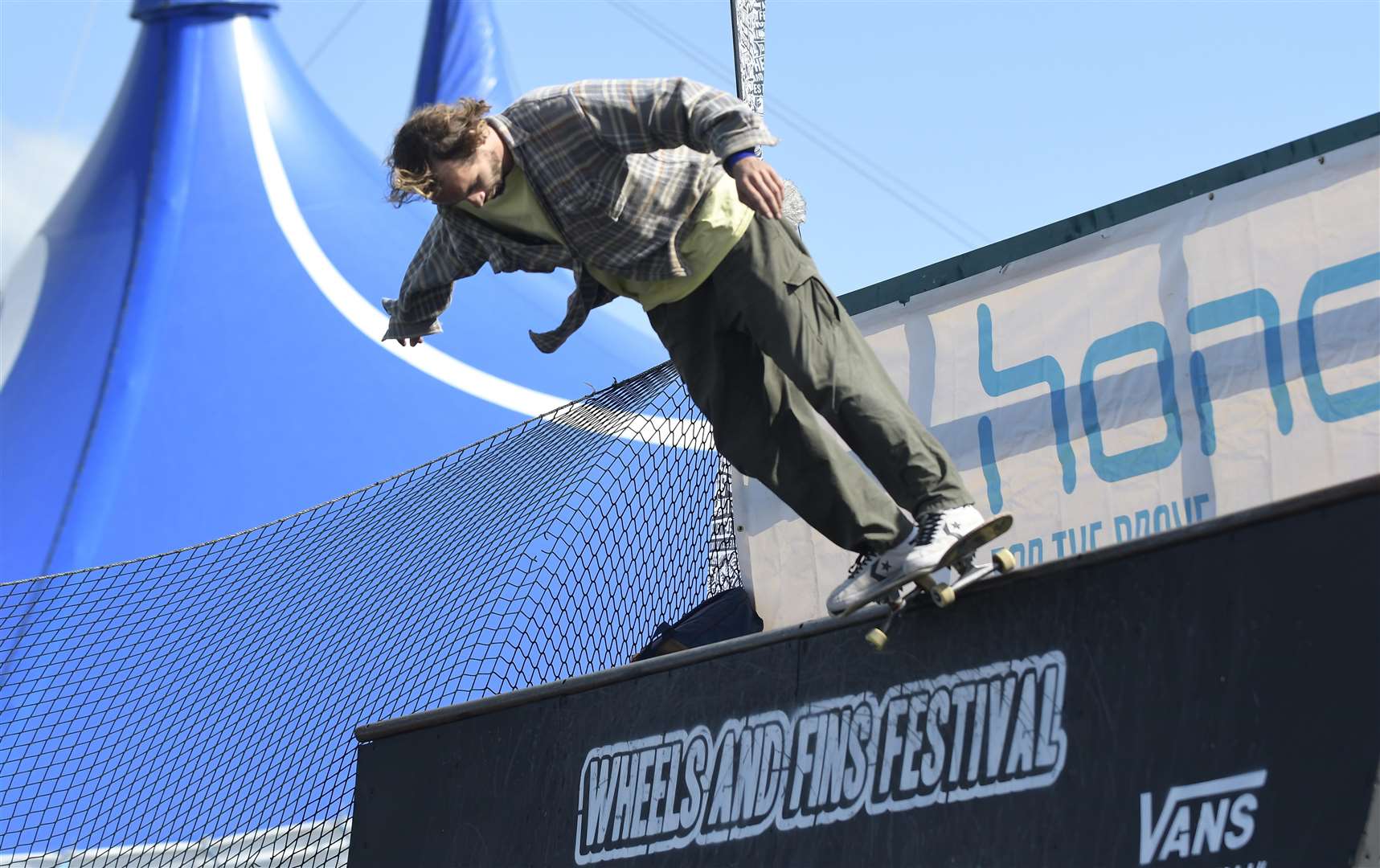 Joss Bay hosts the festival by the sea, Wheels and Fins Festival..Picture: Tony Flashman