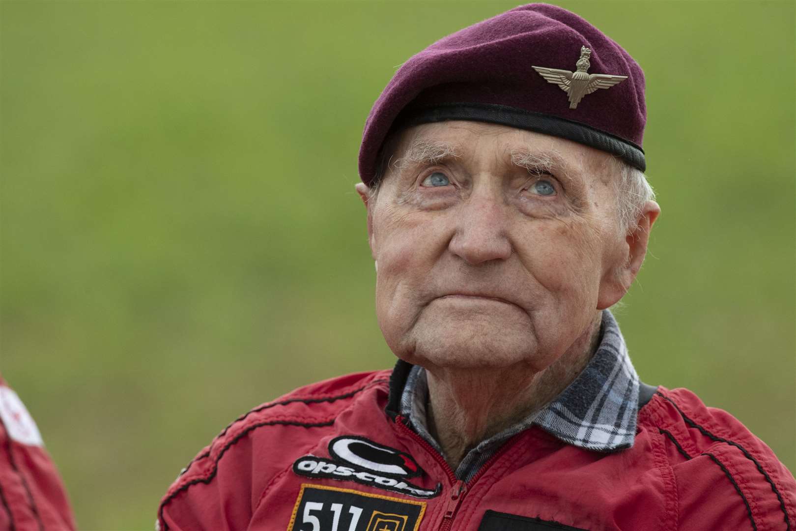 Jock Hutton parachuted from the outskirts of Sannerville.Picture: Cpl Robert Weideman.