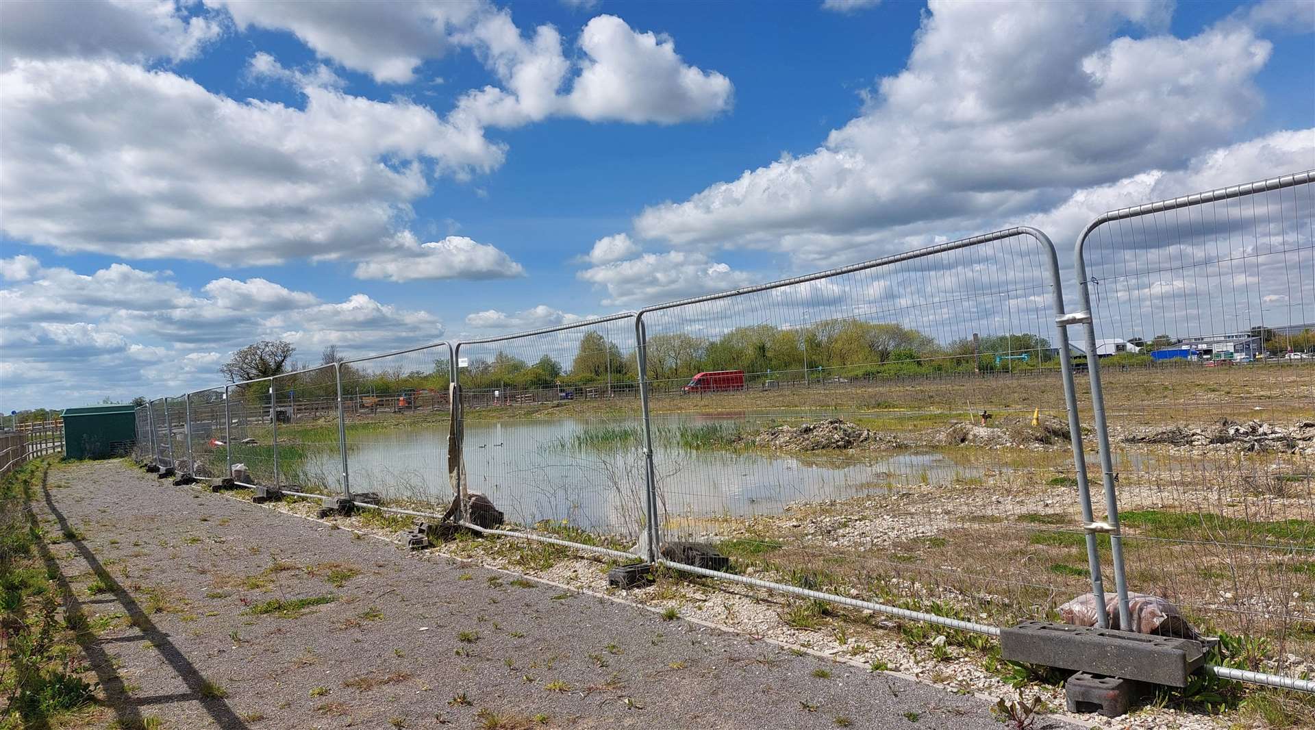 Concerns were raised over wildlife at a corner of the site on Waterbrook Park