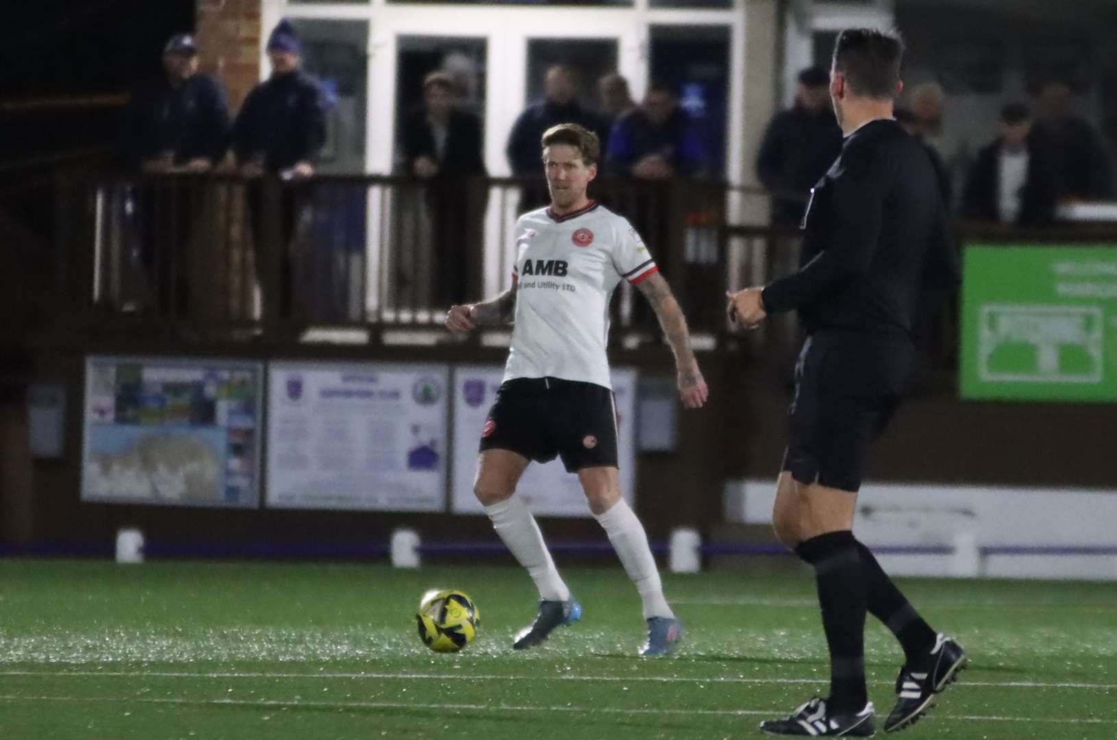 Veteran defender Dean Beckwith heads to Ashford United following a successful two-and-a-half years at Chatham Picture: Max English @max_ePhotos