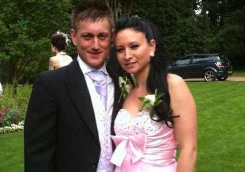 Gary and Jess at his sisters wedding