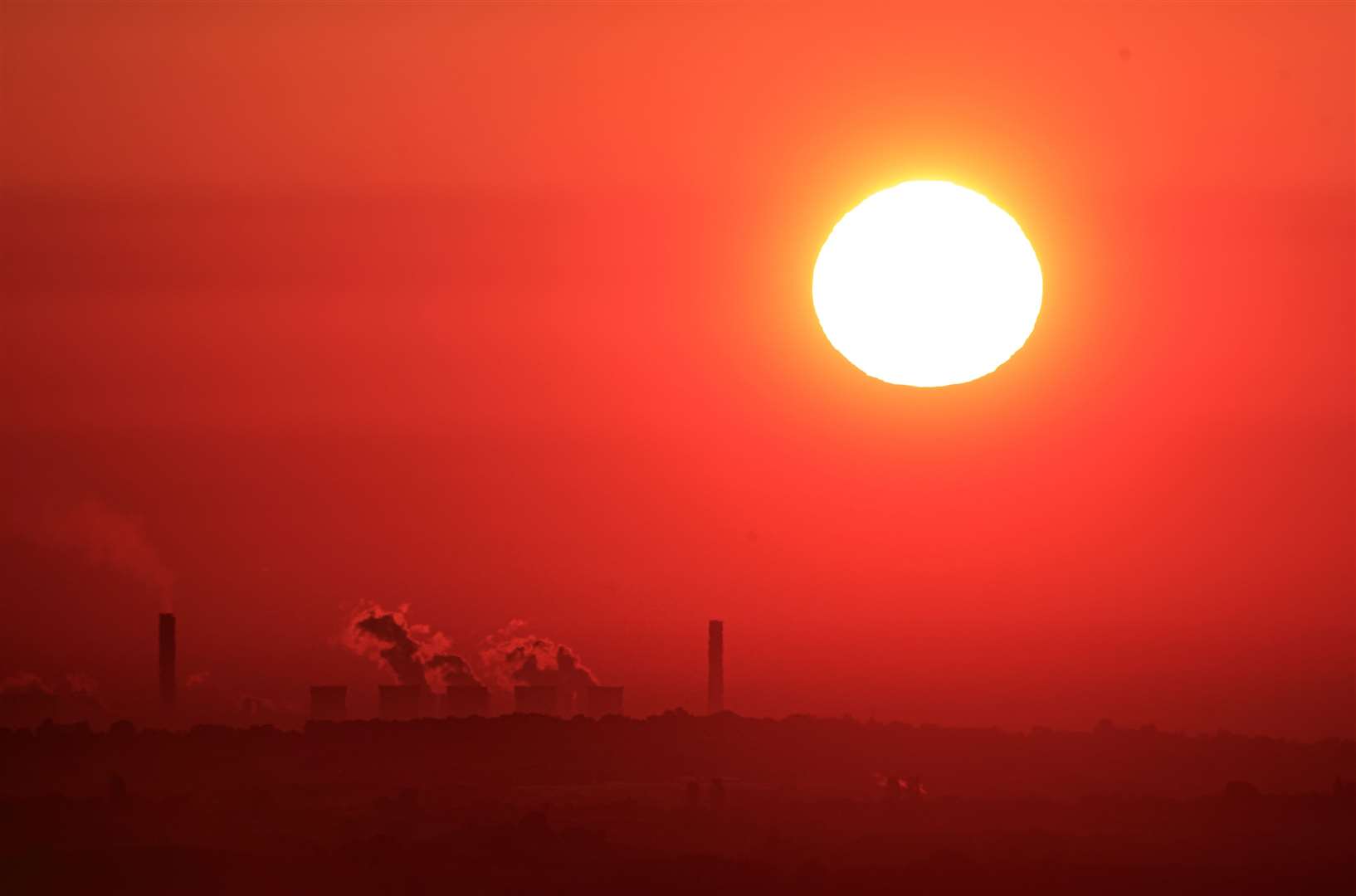 The blast was eight times larger than the Sun (Danny Lawson/PA)