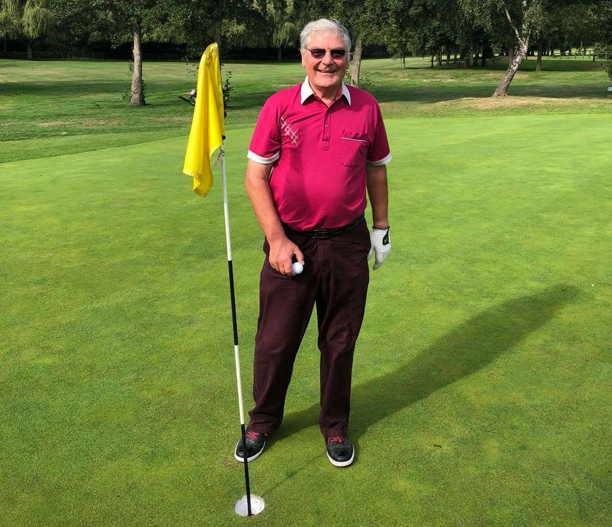 Geoff Lane registered his first hole in one at Ashford Golf Club (42243432)