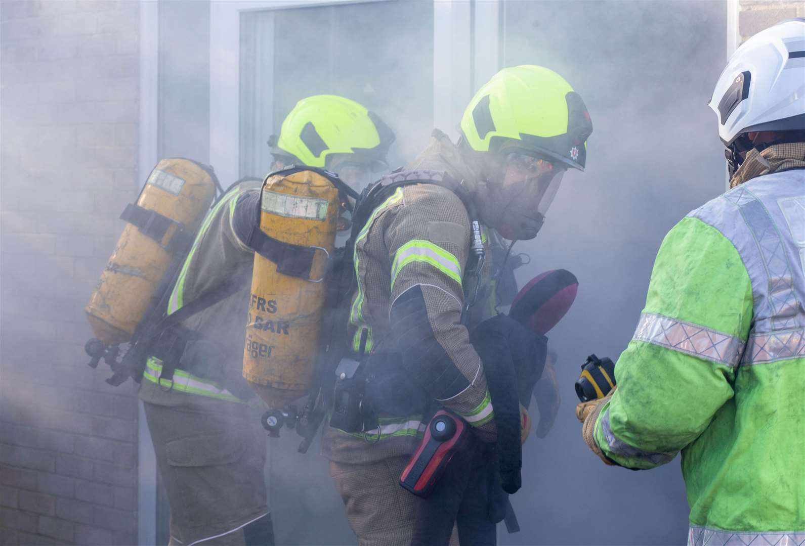 Fire crews tackled a fire involving multiple vehicles. Stock picture