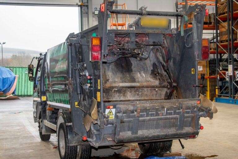 Faults were found with the bin lorry. Picture: HSE