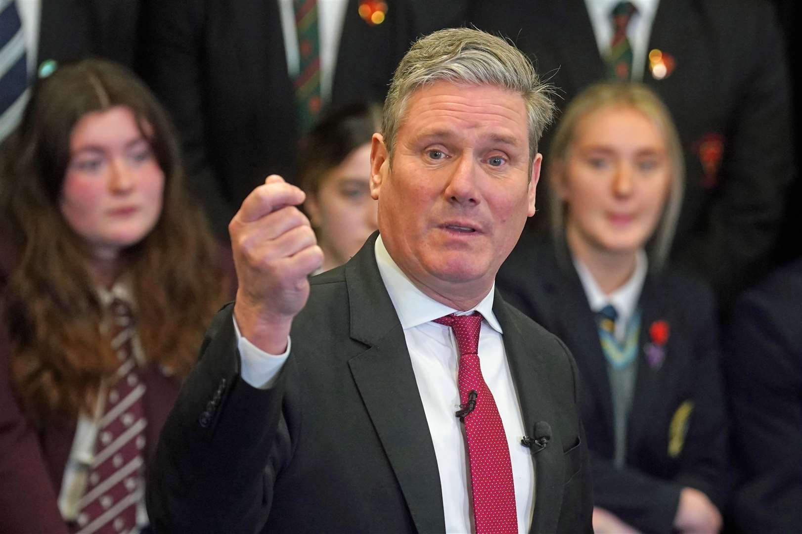 Sir Keir Starmer was visiting Northern Ireland (Brian Lawless/PA)