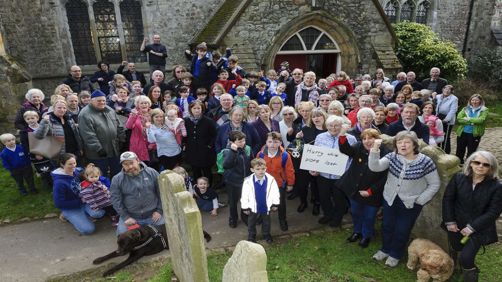 Villagers are angry at the church